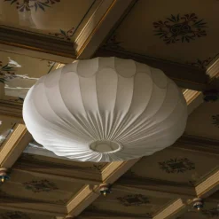 Bladverk 50 plafond, hvit