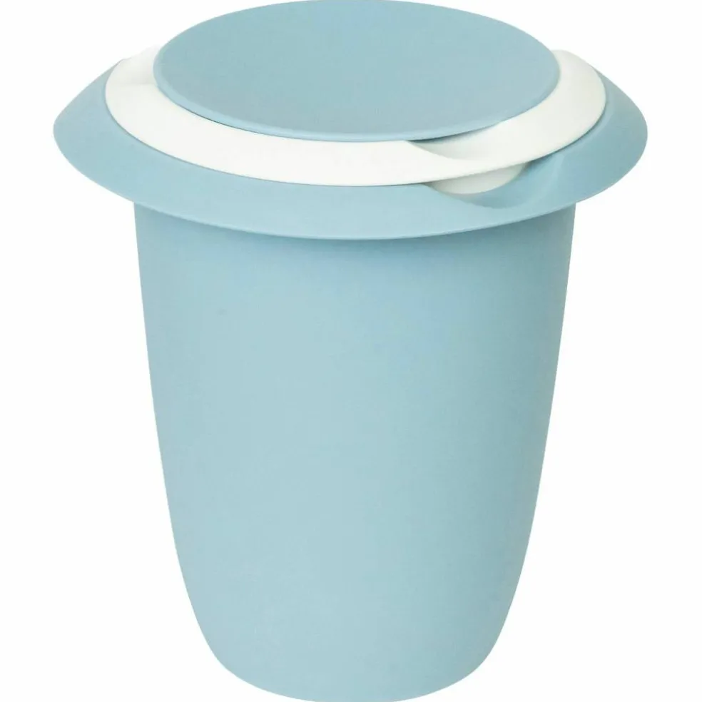 Blandebolle 1 liter, hvit/blå