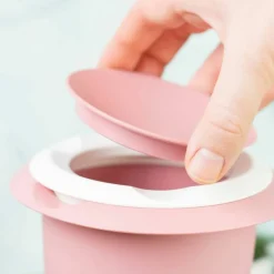 Blandebolle 1 liter, hvit/blå