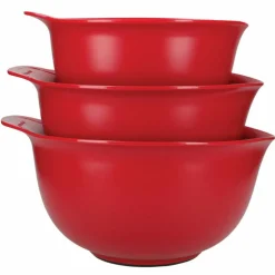 Blandeskåler Empire Red 3St