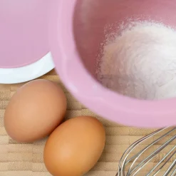 Blandskål 1 liter, rosa/hvit
