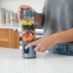 Blast Trådløs bærbar blender, denimblå