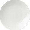 Blå Eld tallerken 19 cm, hvit