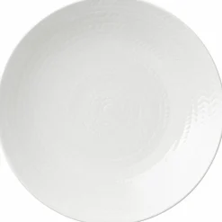Blå Eld tallerken 19 cm, hvit
