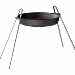Bålstativ, 37 cm, rustfritt stål