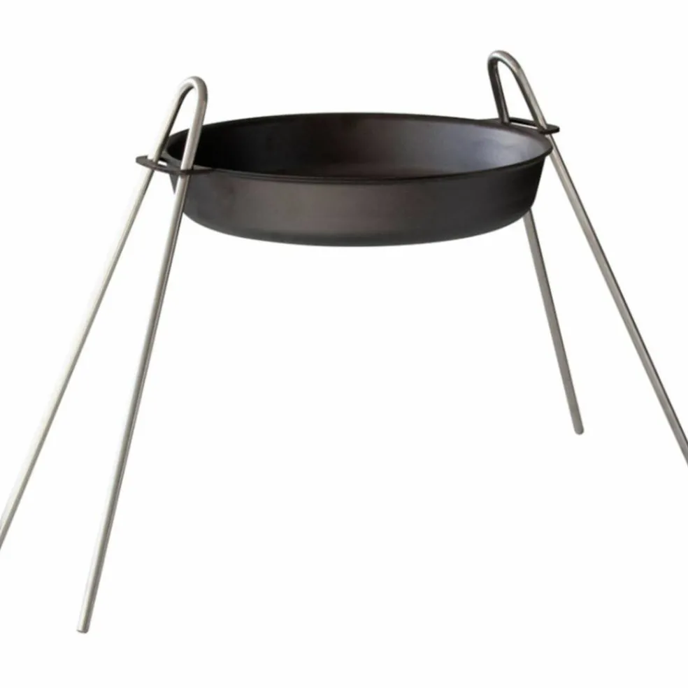 Bålstativ, 37 cm, rustfritt stål