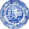 Blue Italian Desserttallerken 23 cm