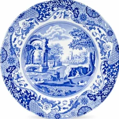 Blue Italian Desserttallerken 23 cm