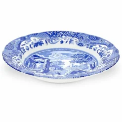 Blue Italian Suppetallerken 23 cm