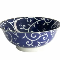 Blue Karakusa ramenskål, 1300 ml