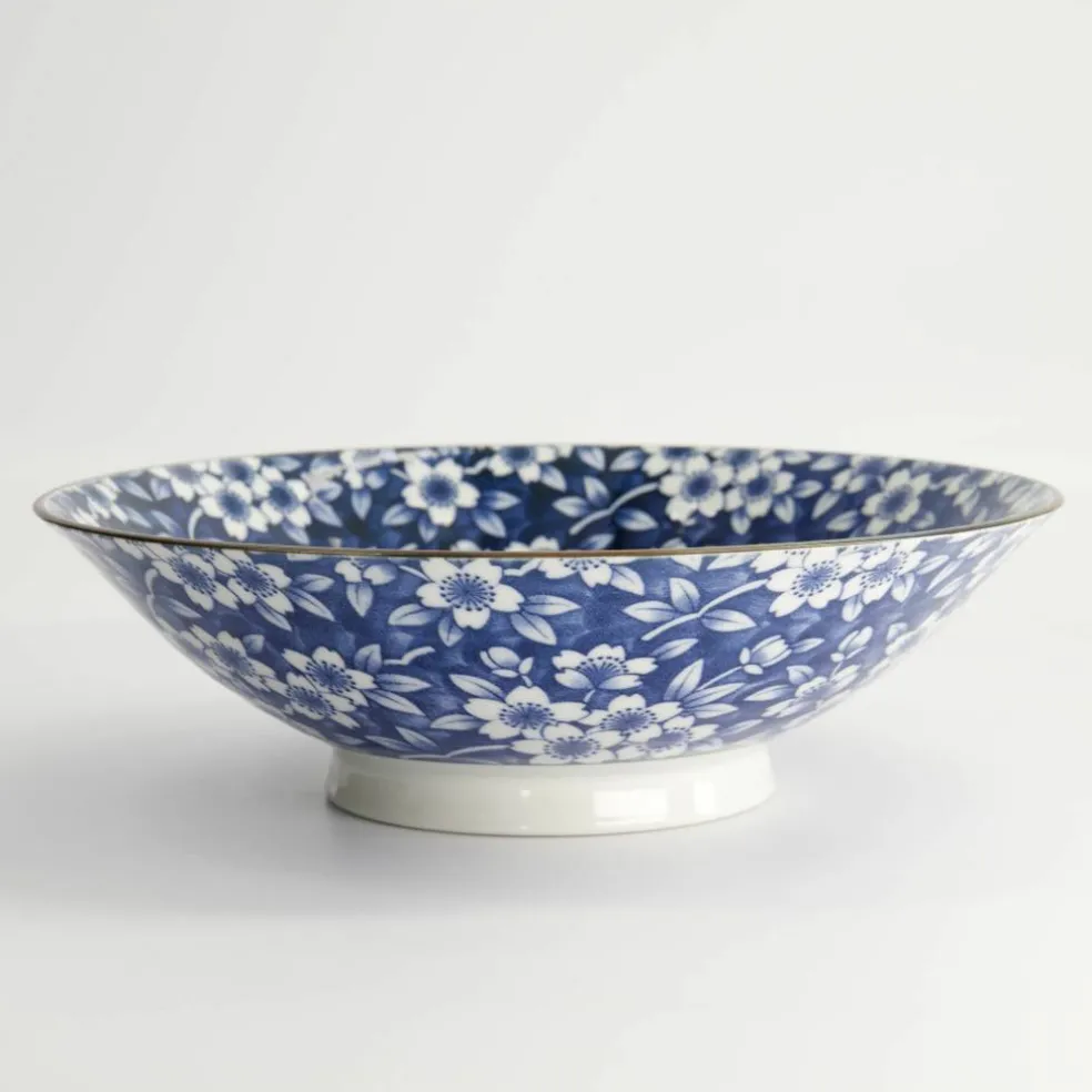 Blue Sakura ramenskål, 1600 ml