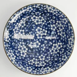Blue Sakura ramenskål, 1300 ml