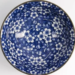 Blue Sakura ramenskål, 1300 ml