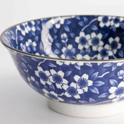 Blue Sakura ramenskål, 1000 ml