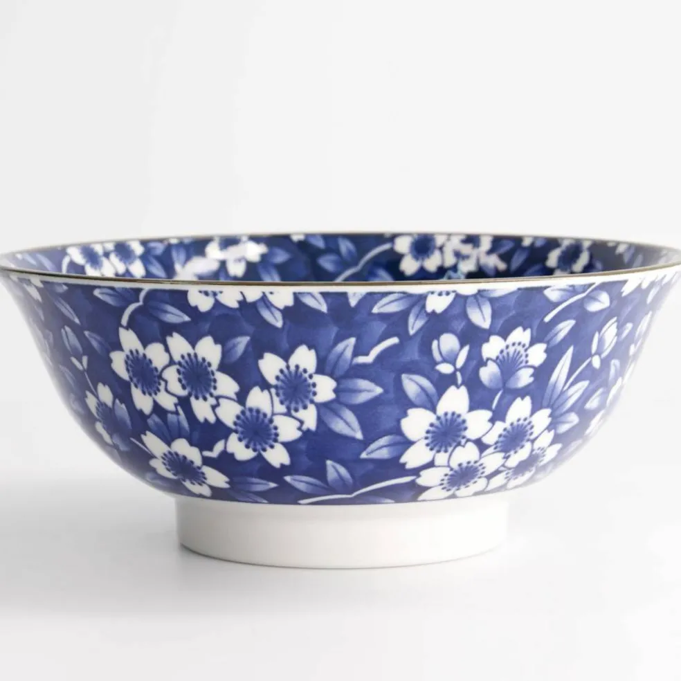 Blue Sakura ramenskål, 1000 ml