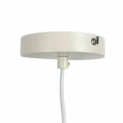 Blumen pendellampe, pearl white