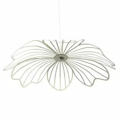 Blumen pendellampe, pearl white