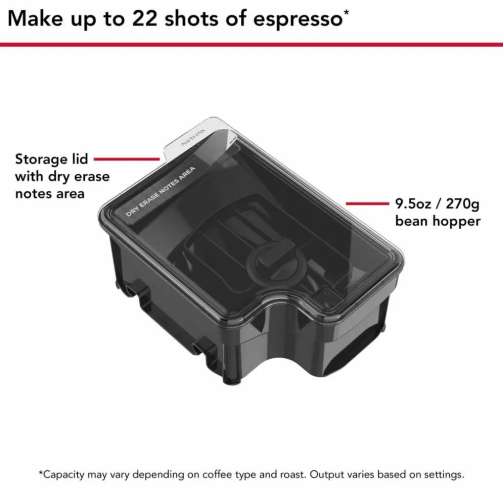Bønnebeholder til helautomatiske espressomaskiner