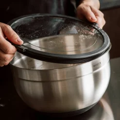 Boller i rustfritt stål, 3 stk