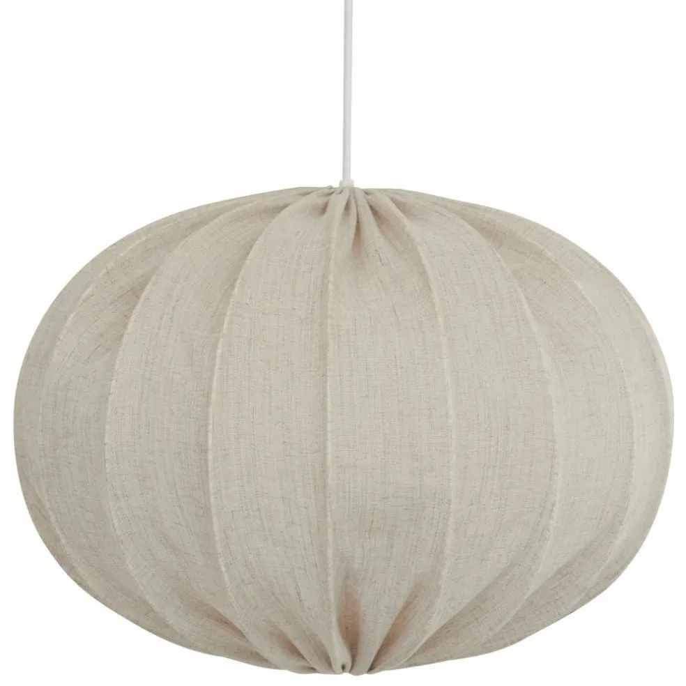 Boll 65 taklampe lin, hvit