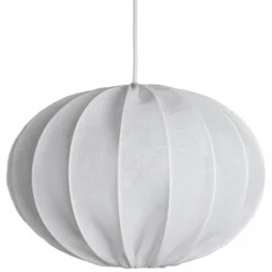 Boll 40 taklampe lin, hvit