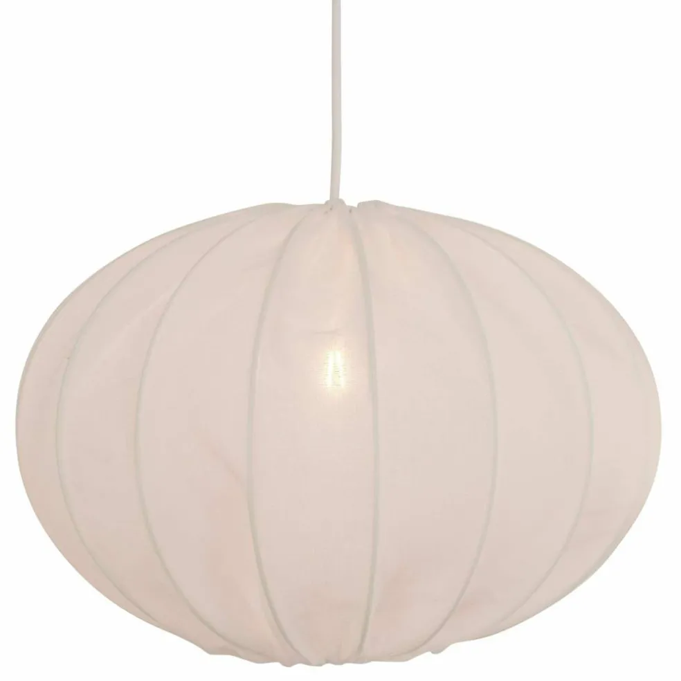 Boll 40 taklampe lin, hvit