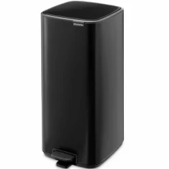 Bo pedalbøtte 30 liter, matt svart