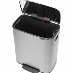 Bo pedalbøtte 60 liter, matt svart