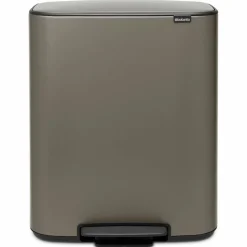 Bo pedalbøtte 60 liter, matt svart