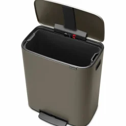 Bo pedalbøtte 60 liter, platinum