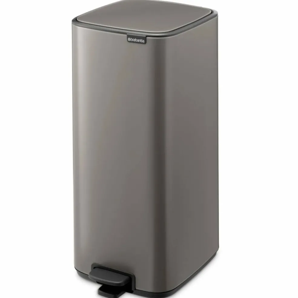 Bo pedalbøtte 30 liter, soft beige