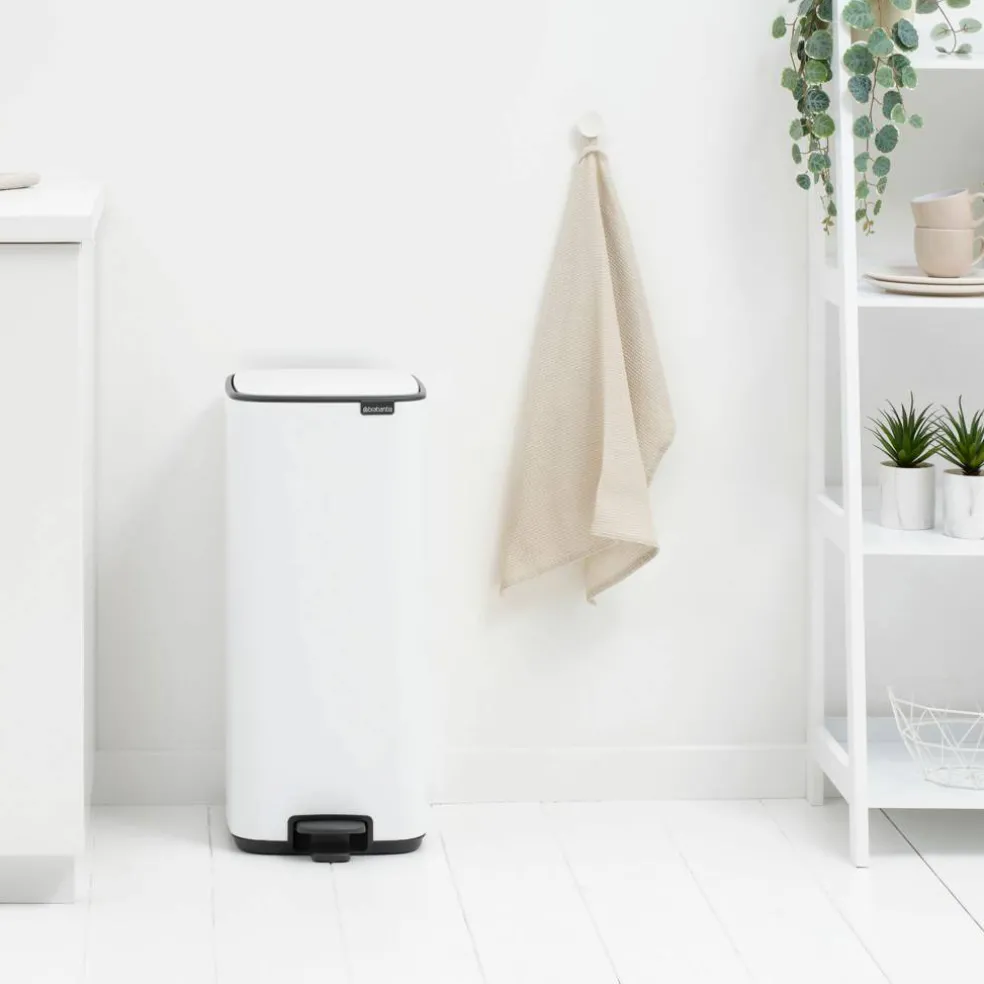 Bo pedalbøtte 30 liter, soft beige