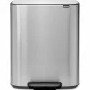 Bo pedalbøtte 2 x 30 liter, hvit