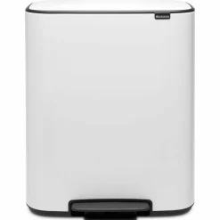 Bo pedalbøtte 2 x 30 liter, platinum