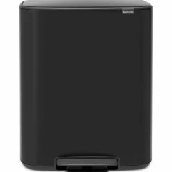 Bo pedalbøtte 2 x 30 liter, platinum