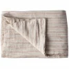 Bordduk i lin 145x145 cm, hazelnut stripe