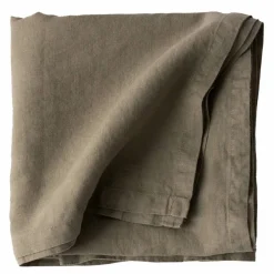 Bordduk i lin 145x145 cm, olive
