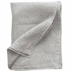 Bordduk i lin 145x330 cm, pinstripe