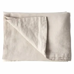 Bordduk i lin 145x270 cm, warm grey