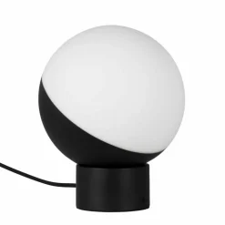 Bordlampe, 20 cm, svart/hvit