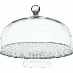 Bossa Nova Footed Cake Plate with Dome