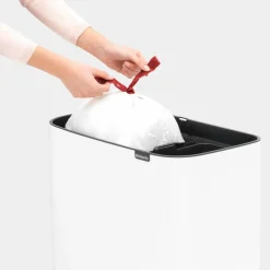 Bo Touch Bin 11 + 23 liter, mattbørstet stål