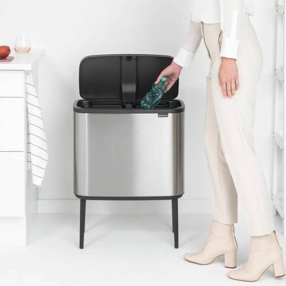 Bo Touch Bin 11 + 23 liter, matt svart