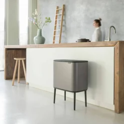Bo Touch Bin 11 + 23 liter, matt svart