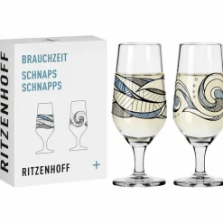 Brauchzeit snapsglass 2-pakning, NO:5&6