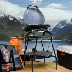 Bærbar gassgrill 900, blå