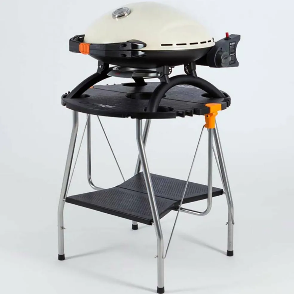 Bærbar gassgrill 900, cream