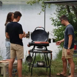 Bærbar gassgrill 500, oransje