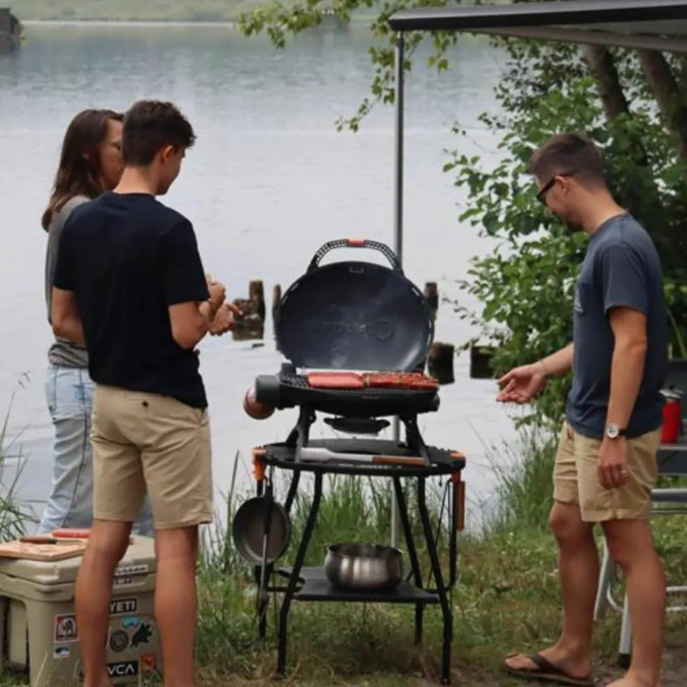 Bærbar gassgrill 500, oransje