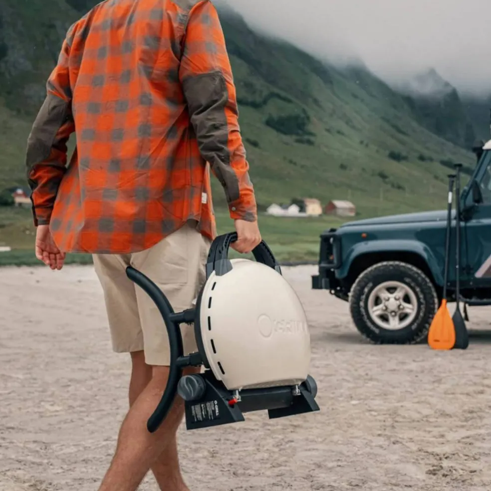 Bærbar gassgrill 500, oransje